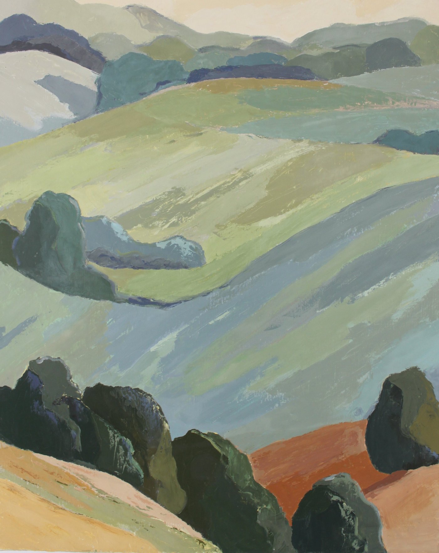 Colline bleue