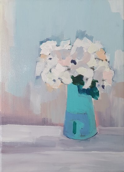 Le bouquet au vase bleu