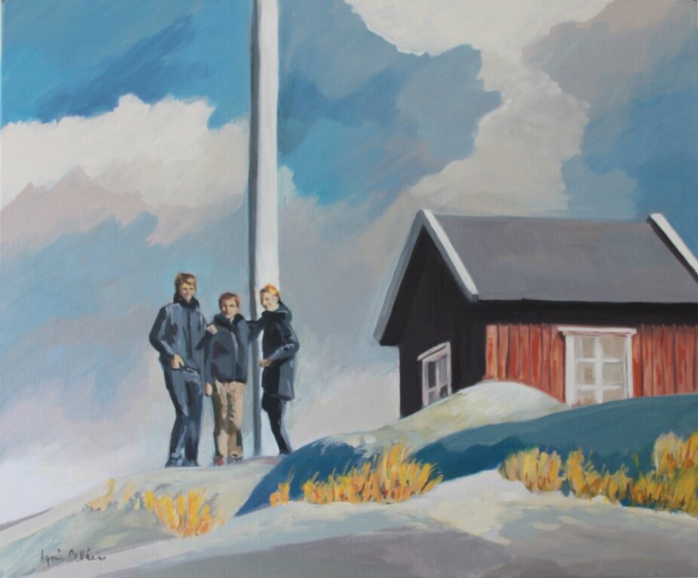 Sur l'île de Vrangö