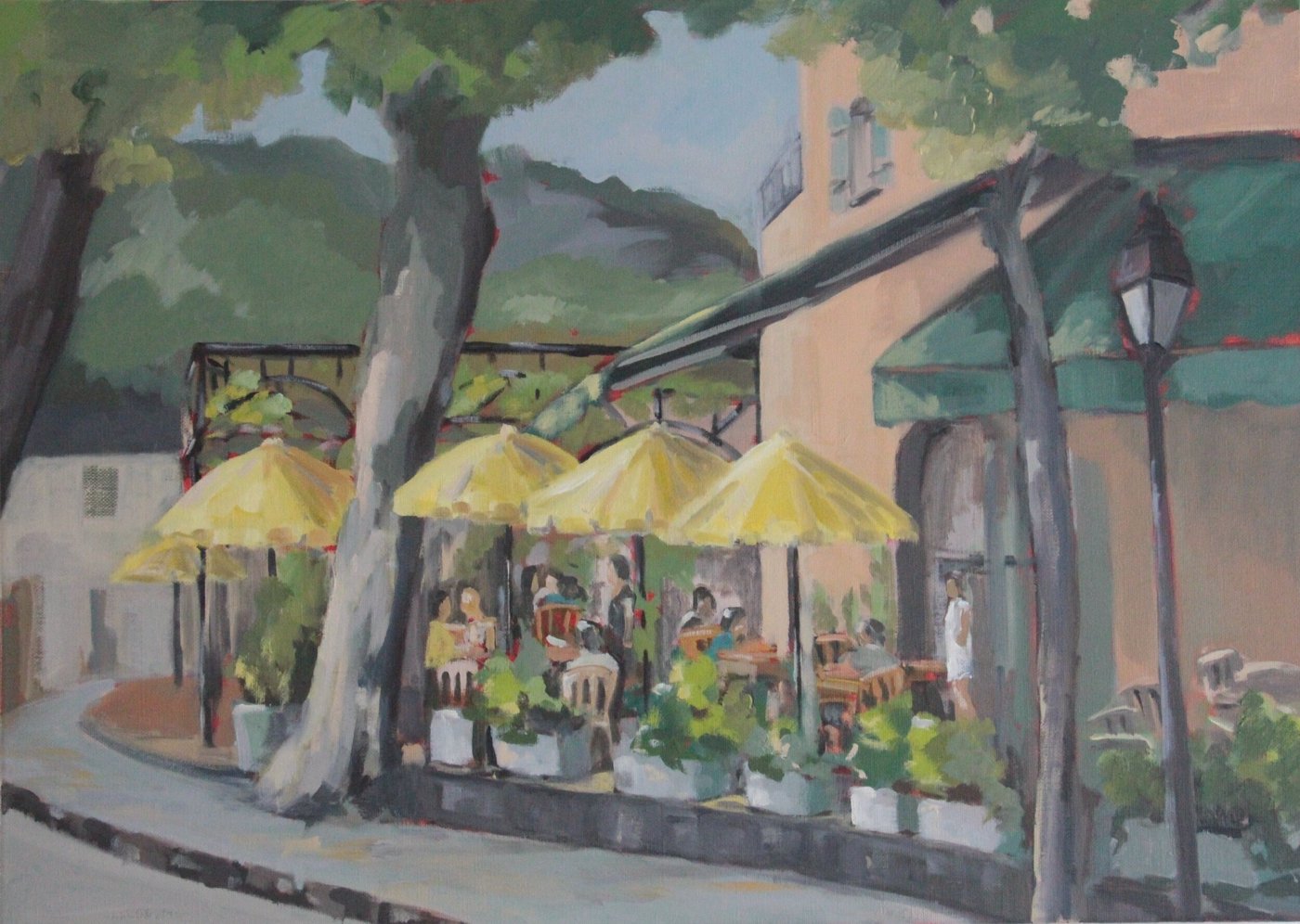 Une terrasse à Cajarc