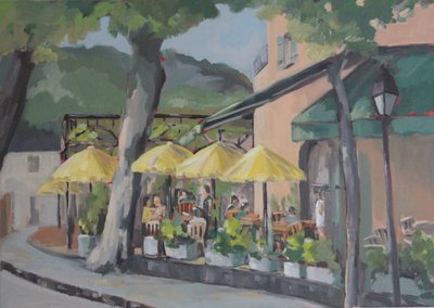 Une terrasse à Cajarc